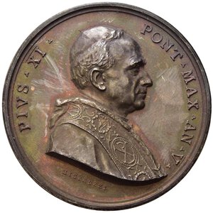 obverse: Medaglie Papali. Pio XI (1922-1939). Medaglia anno V 