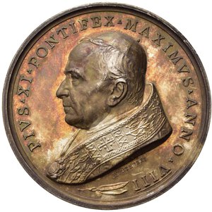 obverse: Medaglie Papali. Pio XI (1922-1939). Medaglia anno VIII 