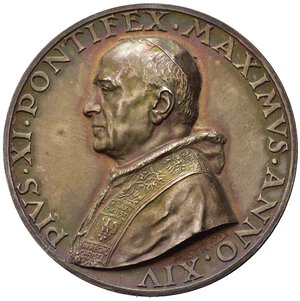 obverse: Medaglie Papali. Pio XI (1922-1939). Medaglia anno XIV 