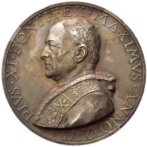 obverse: Medaglie Papali. Pio XI (1922-1939). Medaglia anno XVI 