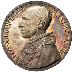 obverse: Medaglie Papali. Pio XII (1939-1958). Medaglia anno III 