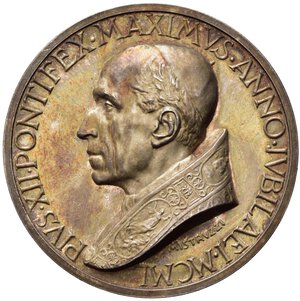obverse: Medaglie Papali. Pio XII (1939-1958). Medaglia anno XII 