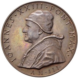 obverse: Medaglie Papali. Giovanni XXIII (1958-1963). Medaglia 1961 anno III - Canonizzazione di Gregorio Barbarigo del 1960. AE (33,34 g). Modesti 96. FDC