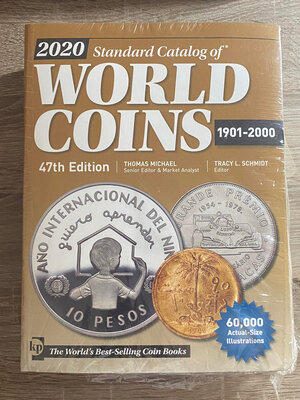 obverse: A.A.VV. - 2020 Standard Catalog of World Coins 1901-2000, 47a edizione del 2019 con illustrazioni in bianco e nero, Krause Publications. Nuovo. 