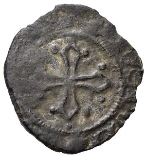 obverse: CREMONA. Cabrino Fondulo (1413-1420). Cremonese. Mi (0,37 g). Croce Pisana - Grande C gotica. MIR 305. Rara. qBB 