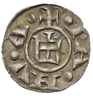reverse: GENOVA. Repubblica (1139-1339). Medaglia o mezzo denaro. Ag (0,26 g). MIR 19; Lun. 2. SPL