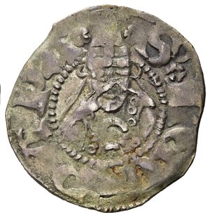 reverse: GUARDIAGRELE. Ladislao di Durazzo (1391-1414). Bolognino Ag (0,76 g). MIR 460-463. BB
