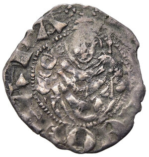 reverse: GUARDIAGRELE. Giovanna II d Angiò Durazzo (1414-1435). Bolognino Ag (0,38 g). MIR 464. RRR. BB