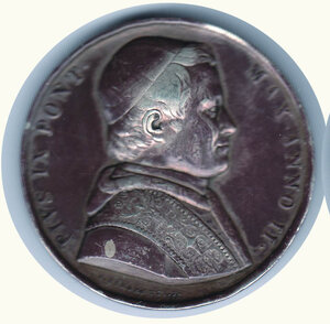 obverse: PIO IX - medaglia annuale A.II - S.S. Pietro e Paolo