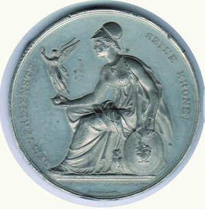 obverse: DANIMARCA - Medaglia di grosso modulo - Metallo lucente - Weltausstellung 1873. Metallo bianco