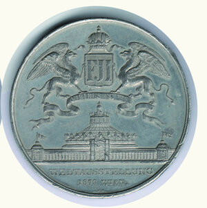 reverse: DANIMARCA - Medaglia di grosso modulo - Metallo lucente - Weltausstellung 1873. Metallo bianco