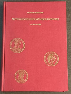 obverse: HERINEK L. - Osterreichsche Munzpragungen 1740-1969