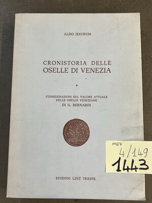 obverse: JESURUM A. - Cronistoria delle Oselle di Venezia