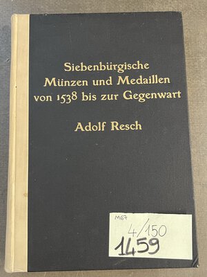 obverse: RESCH A. - Sebenburgische Munz und Medaillen - 258 pagg