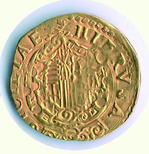 reverse: NAPOLI - Filippo II (1556-1598) - Scudo d’Oro 1582 - MIR 168.