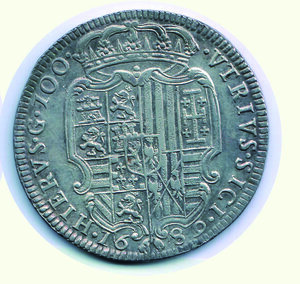 reverse: NAPOLI Carlo II - Ducato 1689