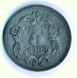 reverse: NAPOLI Carlo II - Ducato da 100 Grana 1693