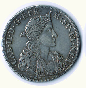 obverse: NAPOLI - Carlo II - 100 Grana 1693.