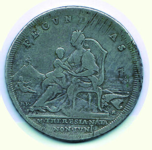 reverse: NAPOLI - Ferdinando IV - Piastra - Fecunditas 1772.
