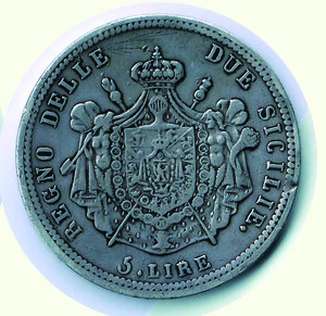 reverse: NAPOLI - Murat - 5 Lire 1813 II° tipo.