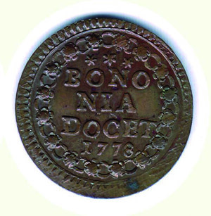 reverse: BOLOGNA - Pio VI - Quattrino 1778.