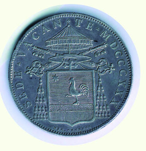 reverse: BOLOGNA - Sede vacante - Scudo 1830