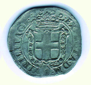reverse: SAVOIA - Carlo Emanuele I (1580-1630) - Fiorino 1629 - Nuovo Cudazzo 746/b.