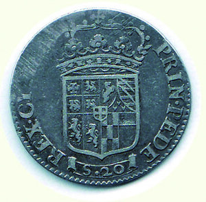 reverse: SAVOIA - Carlo Emanuele II - Lira nuova 1675 - MIR 816.