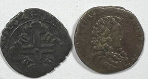 obverse: SAVOIA - Carlo Emanuele II - Lotto di 2 monete