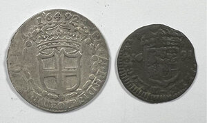 obverse: SAVOIA - Vittorio Amedeo II - Lotto di 2 monete