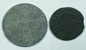 reverse: SAVOIA - Vittorio Amedeo II - Lotto di 2 monete