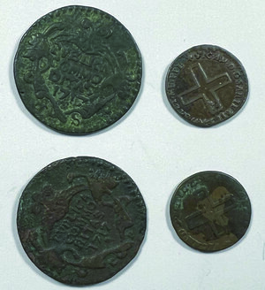 reverse: SAVOIA - Vittorio Amedeo II - Lotto di 4 monete