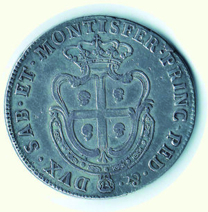 reverse: CARLO EMANUELE III - Monetazione per la Sardegna - Scudo sardo