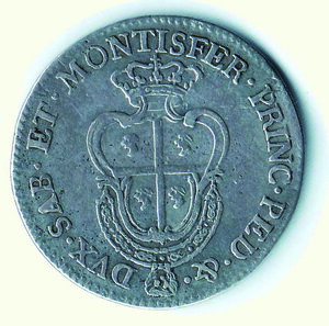 reverse: CARLO EMANUELE III - Monetazione per la Sardegna - Quarto di Scudo
