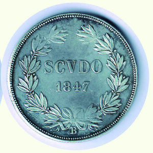 reverse: BOLOGNA - Pio IX (1846-1878) - Scudo 1847.