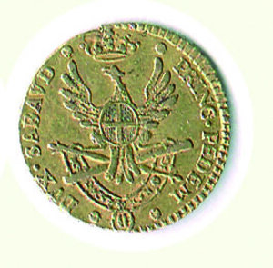 reverse: SAVOIA -  Vittorio Amedeo III - 1/4 di Doppia 1786 - Unico anno di emissione.
