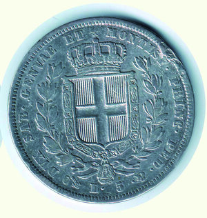 reverse: CARLO ALBERTO - 5 Lire 1833