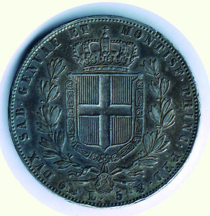 reverse: CARLO ALBERTO - 5 Lire 1847 Genova