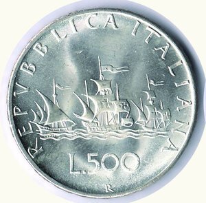 obverse: 500 Lire 1967 - Stato zecca.