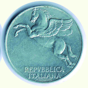 reverse: 10 Lire 1946.