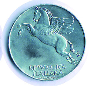 reverse: REPUBBLICA ITALIANA - 10 Lire 1949