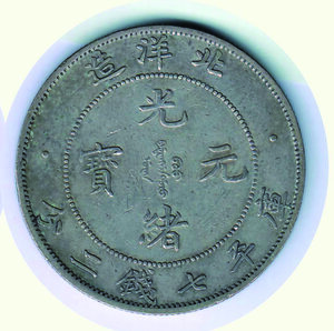 reverse: CINA - Chihli - Dollar (1908) - 34° A. (Peiyang) - Kann 208d.