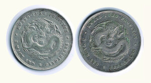 obverse: CINA - KWANTUNG 50 Cents s. d. (1890) - 2 monete