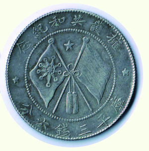 reverse: CINA - YUNNAN Half Dollar 1917