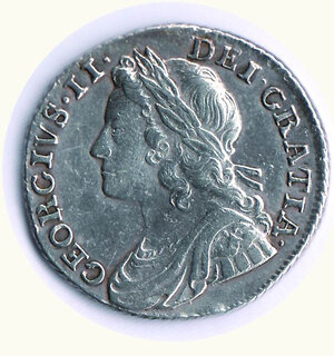 obverse: INGHILTERRA - Giorgio II - Shilling 1736