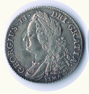 obverse: INGHILTERRA - Giorgio II - Shilling 1746