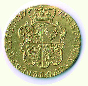 reverse: INGHILTERRA - Giorgio III - Guinea