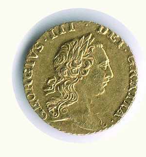 obverse: INGHILTERRA - Giorgio III - Quarto di Guinea 1762