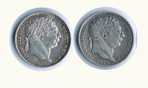 obverse: INGHILTERRA - Giorgio III - 6 Pence 1816 e 1820