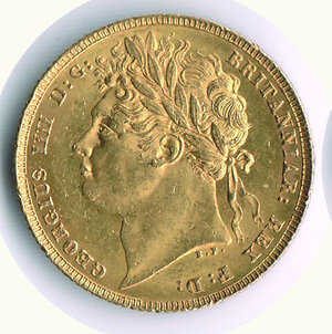 obverse: INGHILTERRA - Giorgio IV - Sovereign 1821